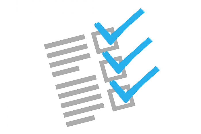 Vorbereitungen und Ablaufe der Online Therapie - © geralt / Pixabay Checkliste